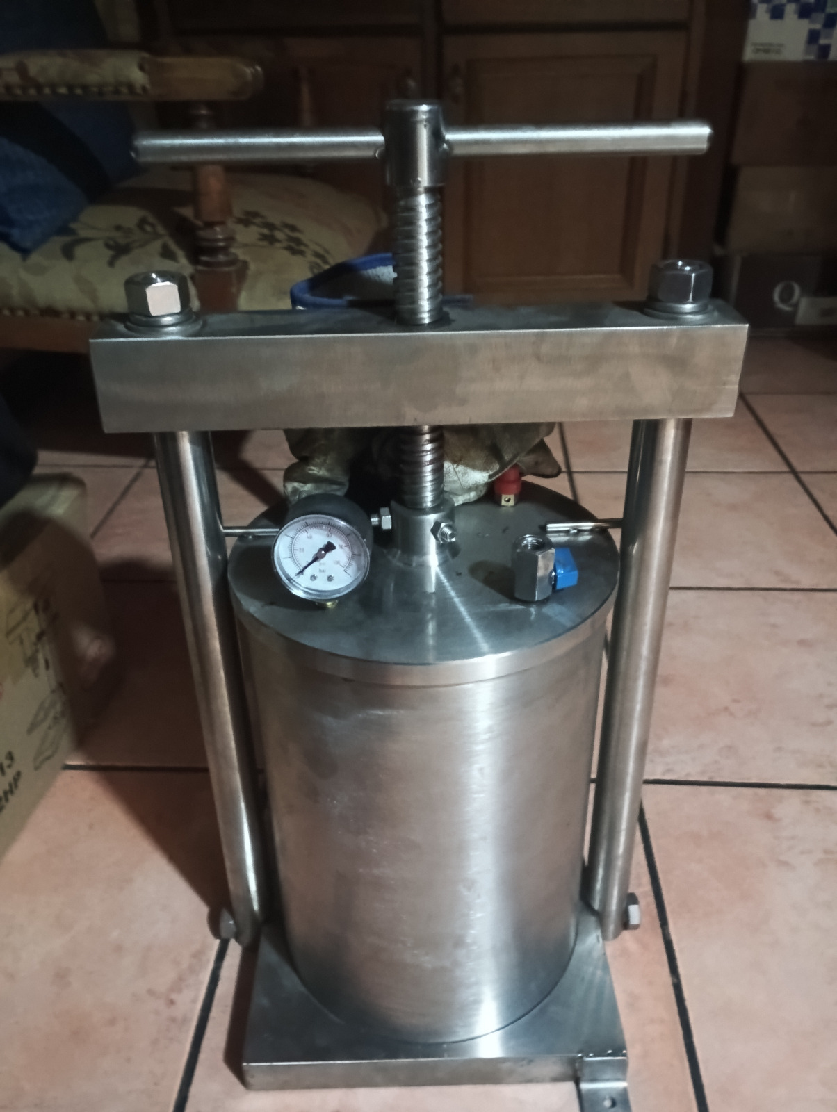Filtro de presión del prototipo Core-4